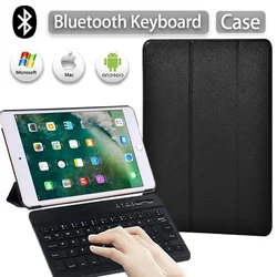 Tablet Case for Apple IPad Mini 1 2 3 4 5 7.9 Inch Adjustable Pu Leather Smart Sleep Wake Tablet Cover+Bluetooth Keyboard+Stylus