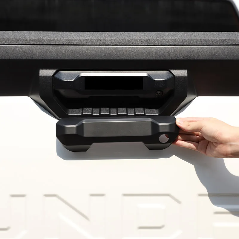 

Для Toyota Tundra 2022-2023 ABS углеродное волокно/матовая черная крышка ручки автомобильной двери декоративная наклейка автомобильные аксессуары