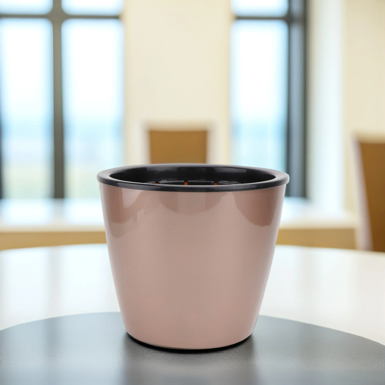 

1pc Automatic Water Absorption Flower Pot Lazy People Plastic Planter Water Storage Scindapsus Aureus Decor Durable Chic