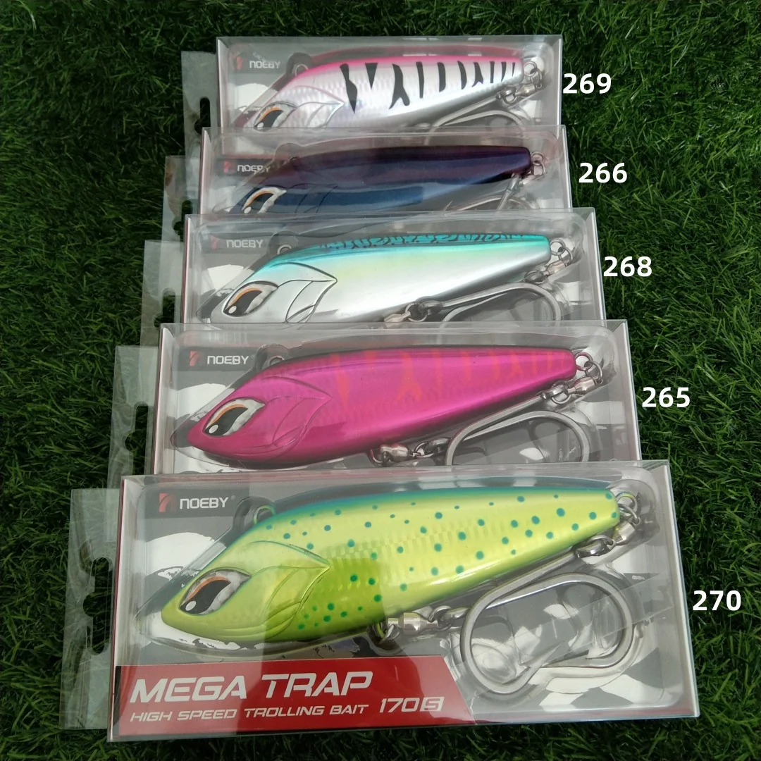 Noeby 1 Stück 170 mm 213 g sinkender Trolling-Köder: Perfekt zum Fangen von Thunfisch, Wahoo und Dorado beim Bootsangeln – Detail 17