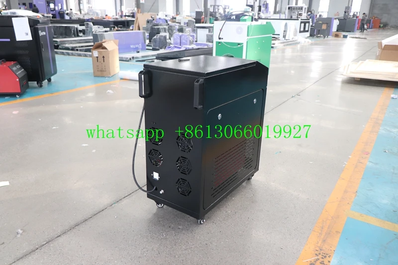 100W 200W 300W 500W Portable Fiber Pulse Laser Cleaning Machine Metal Rust Removal Pulsed Laser Cleaner to Remove Rust and Paint