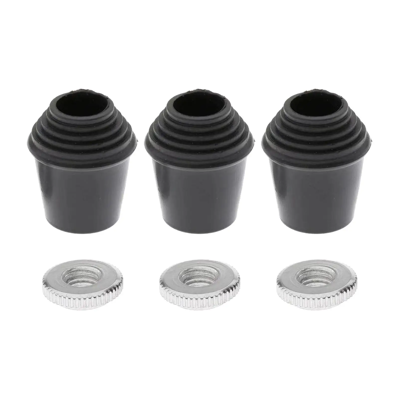 3 piezas de patas de Tom de suelo, instrumento de percusión, Hardware duradero, patas de bombo, pies de tambor, piezas de instrumentos de percusión