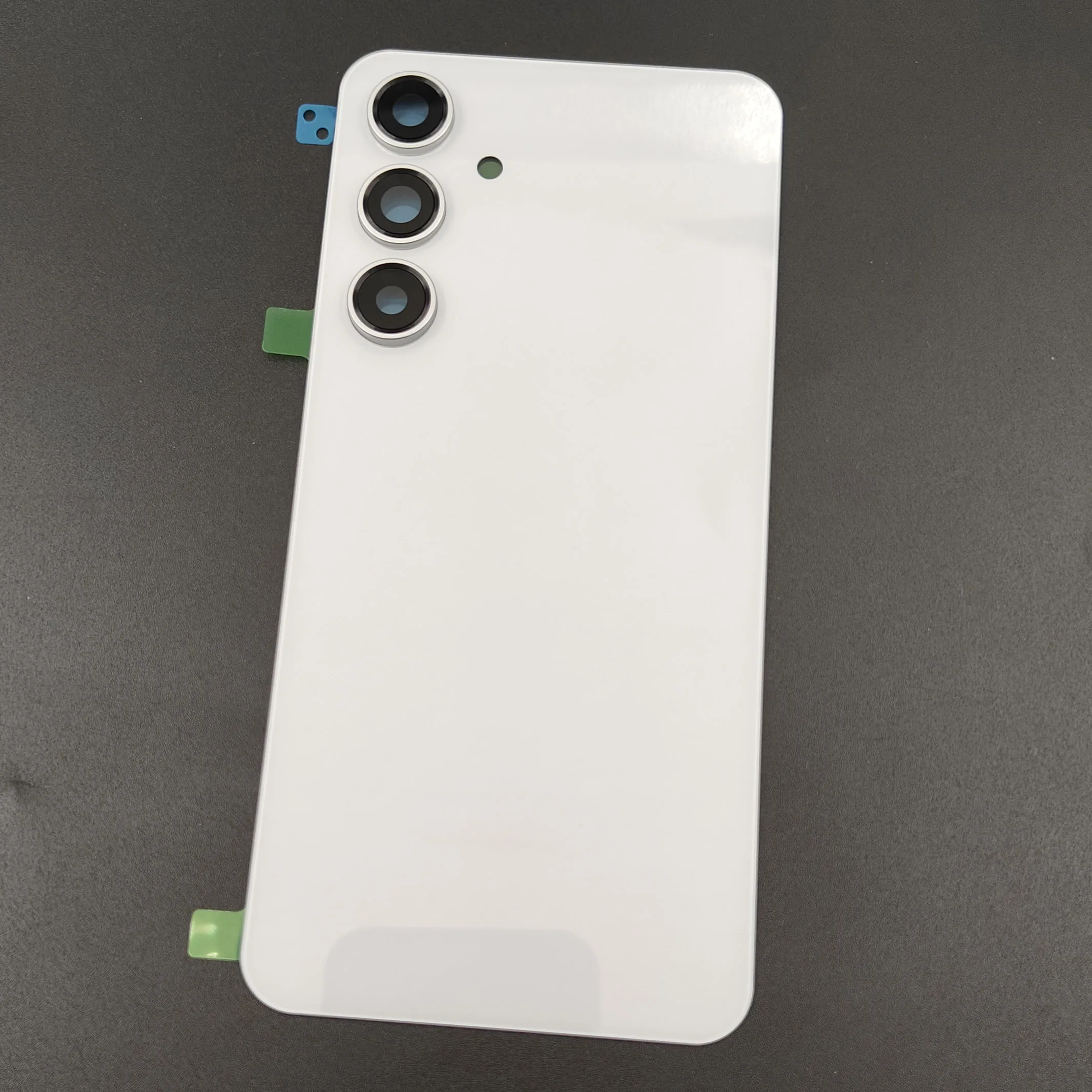 100% A+++ Glass Back Door Lid For Samsung Galaxy S24 FE Battery Cover Rear Housing Case Shell With Camera Lens Adhesive Tools