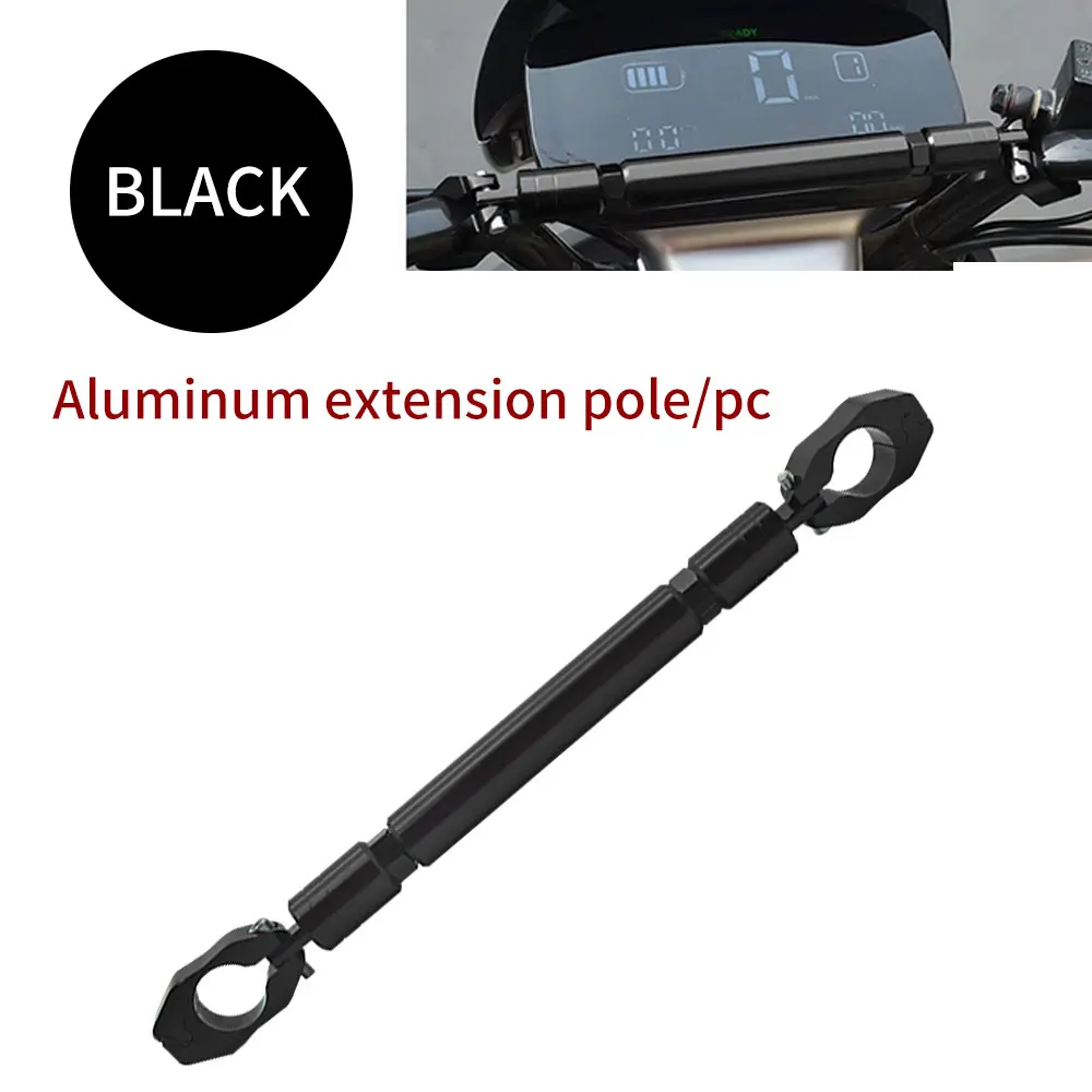 Motorcycle Strengthen Handlebar Handle Grip Adjustable Crossbar Clamp Balance Bracket Regulator Steering Wheel Reinforce 22mm
