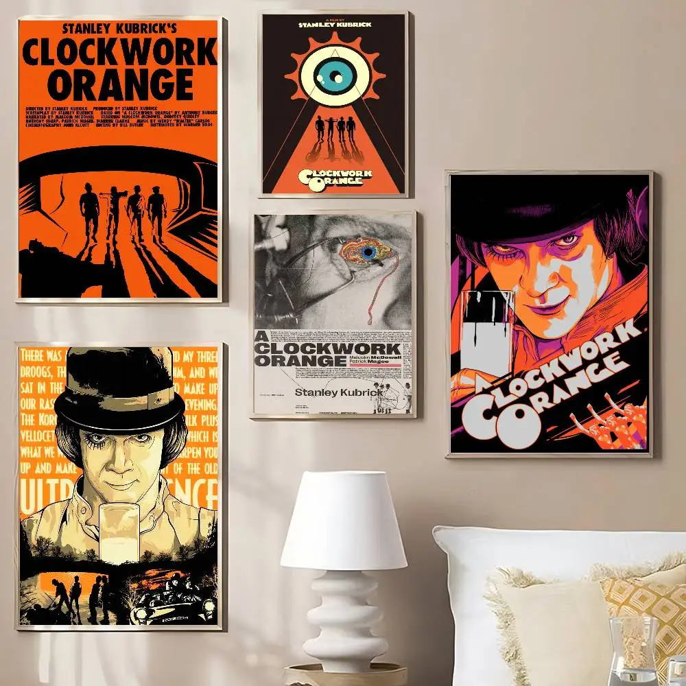 

A Clockwork Orange Whitepaper Poster Waterproof Paper Sticker Coffee House Bar Aesthetic Art Wall Painting
