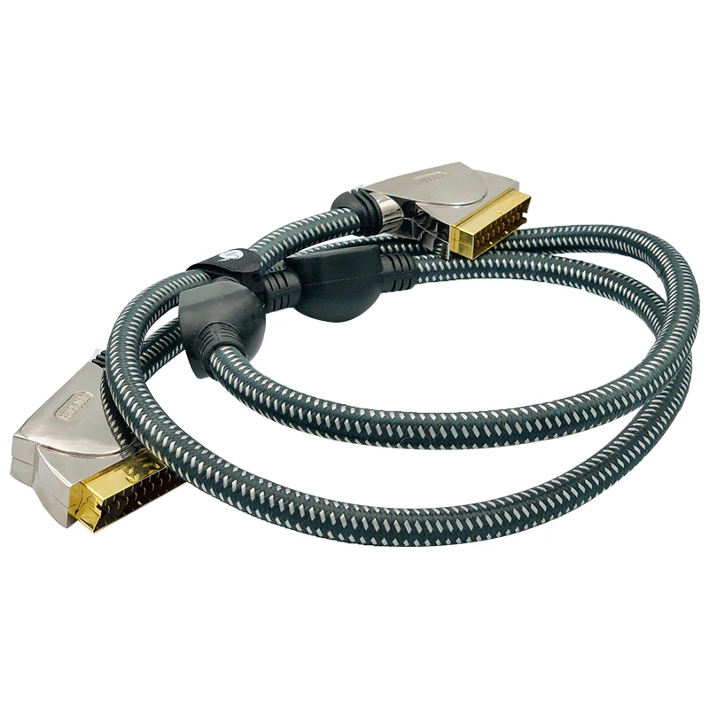 PROFIGOLD HAVE BEEN MANUFACTURING OXYPURE PGV7000 METAL GOLD TIPPED PREMİUM SCART SCART CABLE 1.5 MT