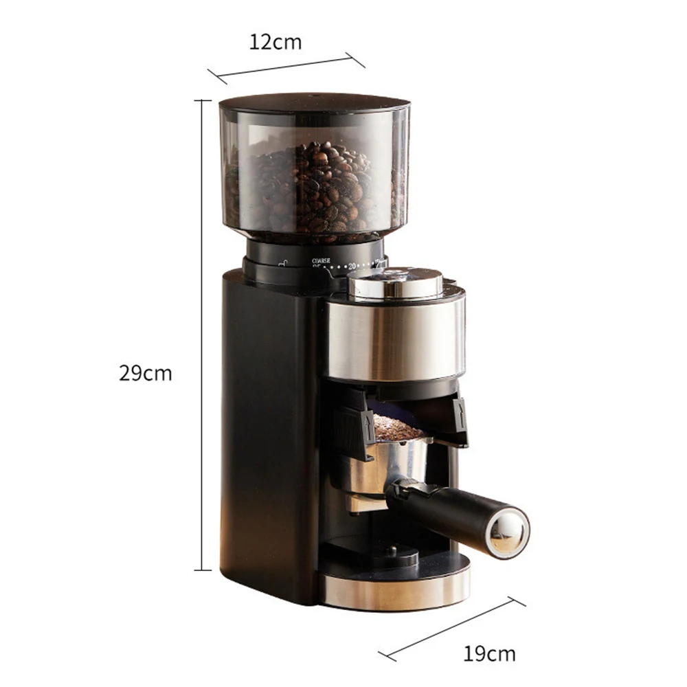 Burr Coffee Grinder Adjustable 25 Grind Setting Automatic Conical Burr Mill for 2 12 Cups Coffee Bean Grinder Home