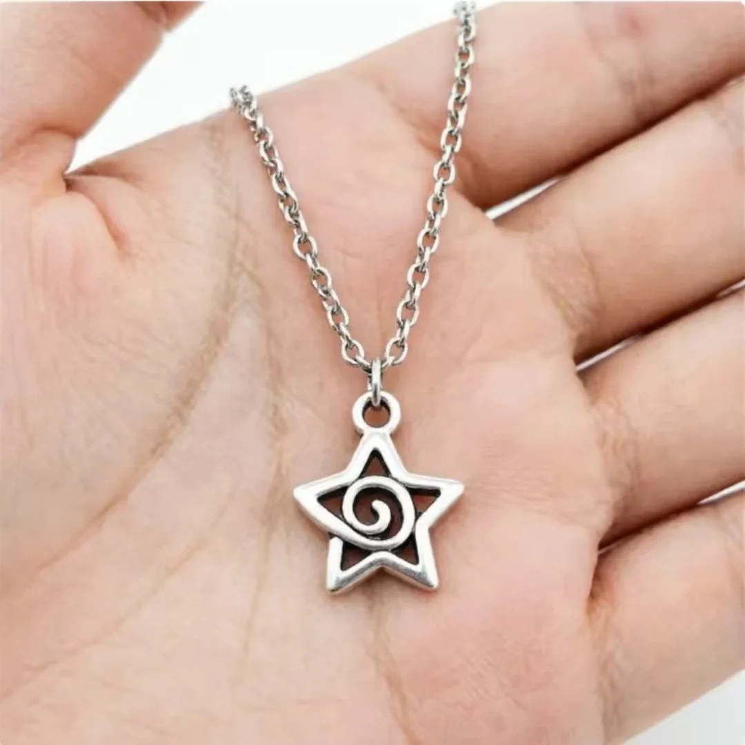 New Silver Color Star Necklaces Chain Pair of Celestial Best Friends Celestial Gift for Friend Long Necklaces Pendants Men Women