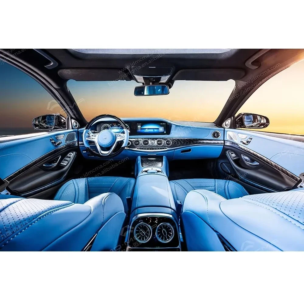 New Luxury Upgrade Interior Accessories Kits Parts with Door Panels for S-class W221 W222 Modification