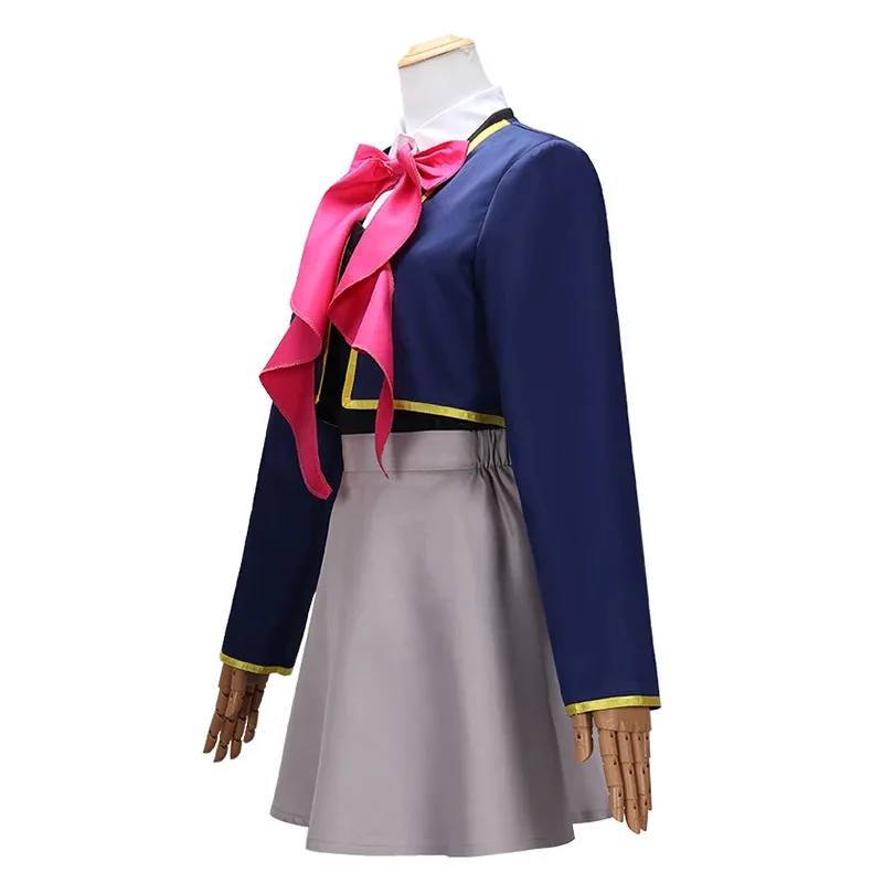

qq45Anime Oshi No Ko Hoshino Rubii Cosplay Costume JK School Uniform Clothes Skirt Wig Suit Halloween Carnival Costumes for Wome