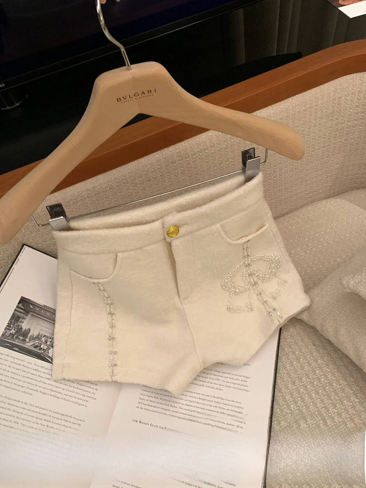 

YOLI Zhang Yuli Cloud Walking Wheat ort Шерстяные брюки с высокой талией, повседневные женские брюки для ежедневной носки