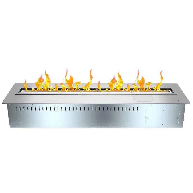 

Bio Kmain Heater Rectangle Bio Flame 48 Inch Electric Fire Smart Ethanol Fireplace Stove with Central Heating