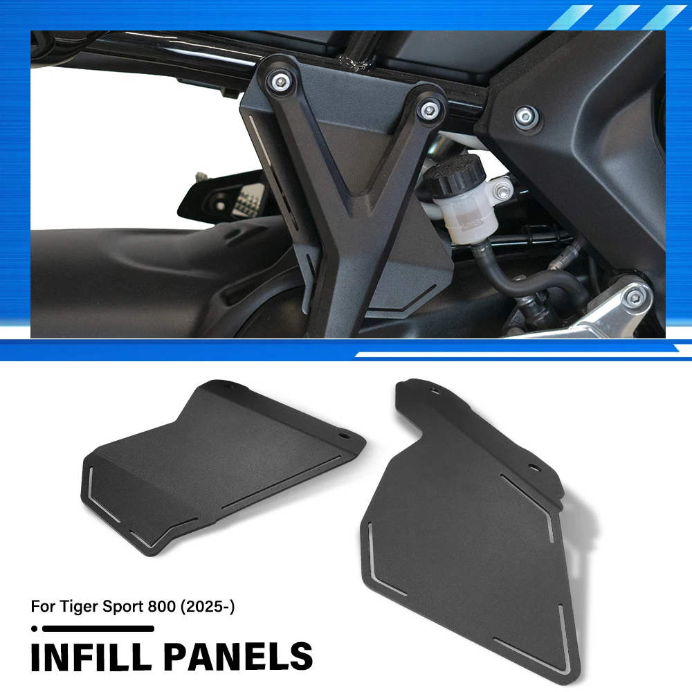 Sport800 Aluminum Frame Gap Fillers Infill Panels Side covers Splash guards  Motorcycle accessories  For Tiger Sport 800  2025-