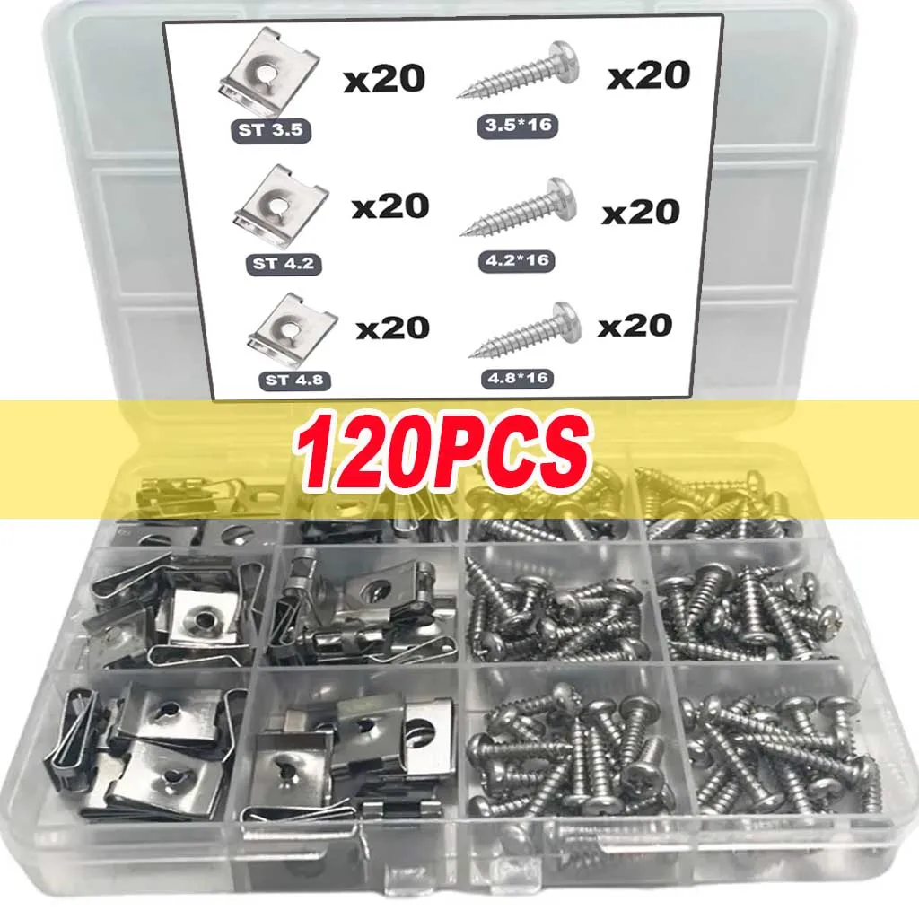 120Pcs 304 Stainles…