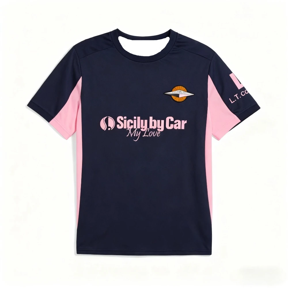 25-26 باليرمو بعيدا والمنزل قمصان كرة القدم ثلاثية الأبعاد مطبوعة قصيرة الأكمام تي شيرت رياضي نفس الكبار والأطفال تي شيرت