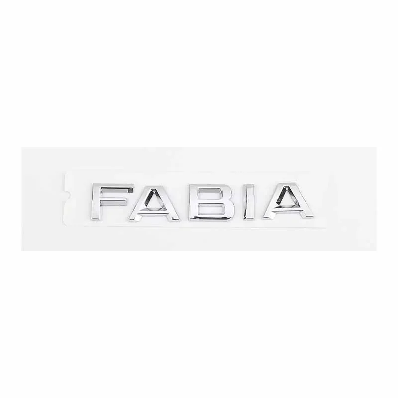 3D ABS Car Trunk Letters Emblem Logo Sticker Front Rear Badge For Skoda FABIA KAMIQ KAROQ KODIAQ OCTAVIA RAPID SUPERB YETI