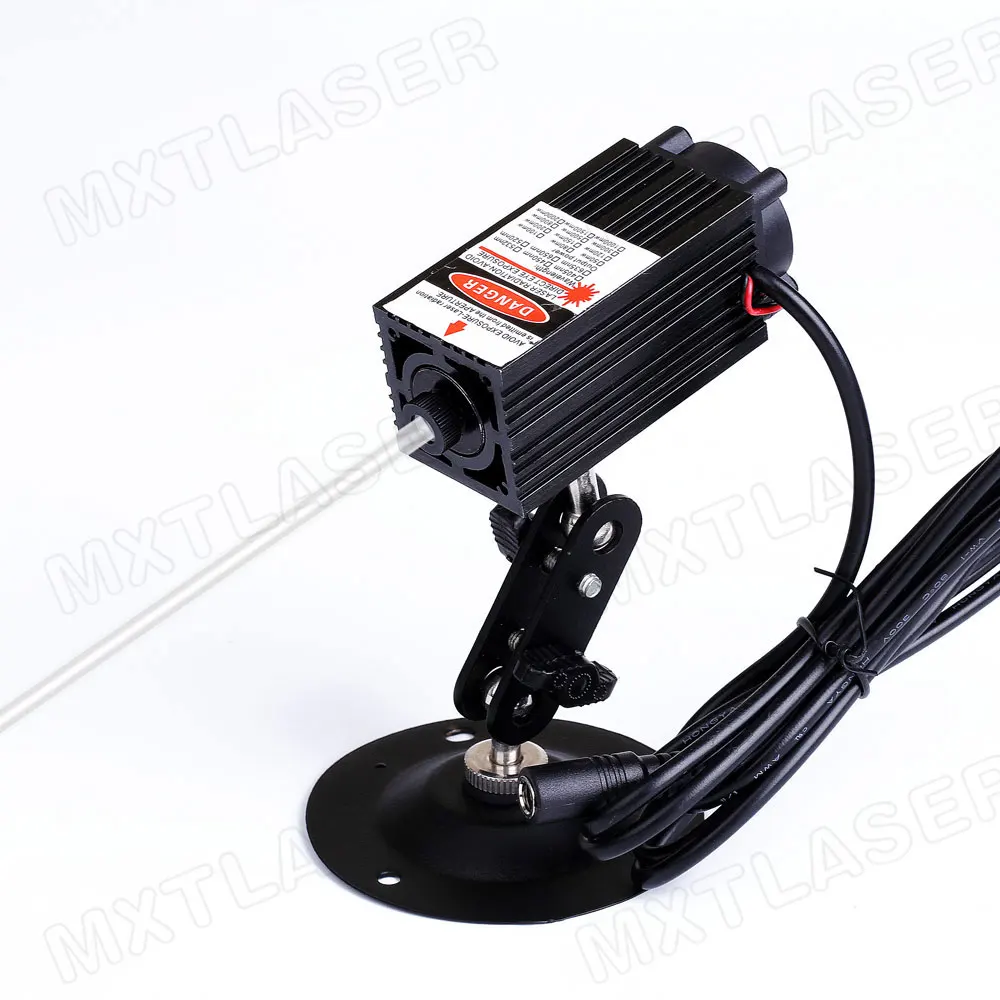 High Power 808nm 845nm 980nm 1064nm Focusavle IR Dot Laser Module With Cooling Fan (with Adapter & Bracket) 12V DC