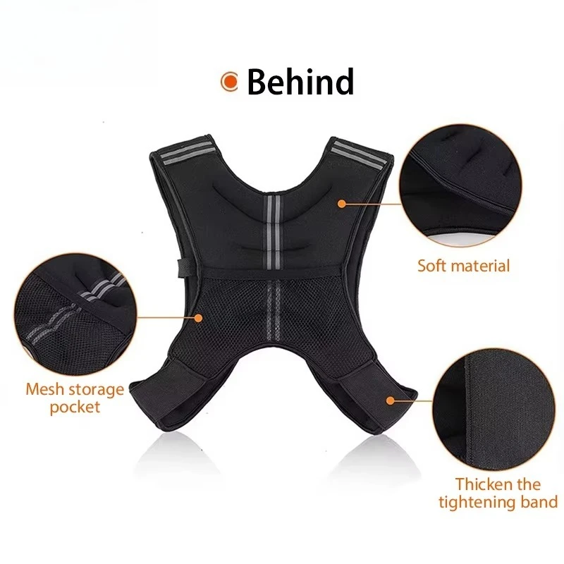 Custom Quick Release 10kg Weight Vest for Men and Women Exercise Strength Training