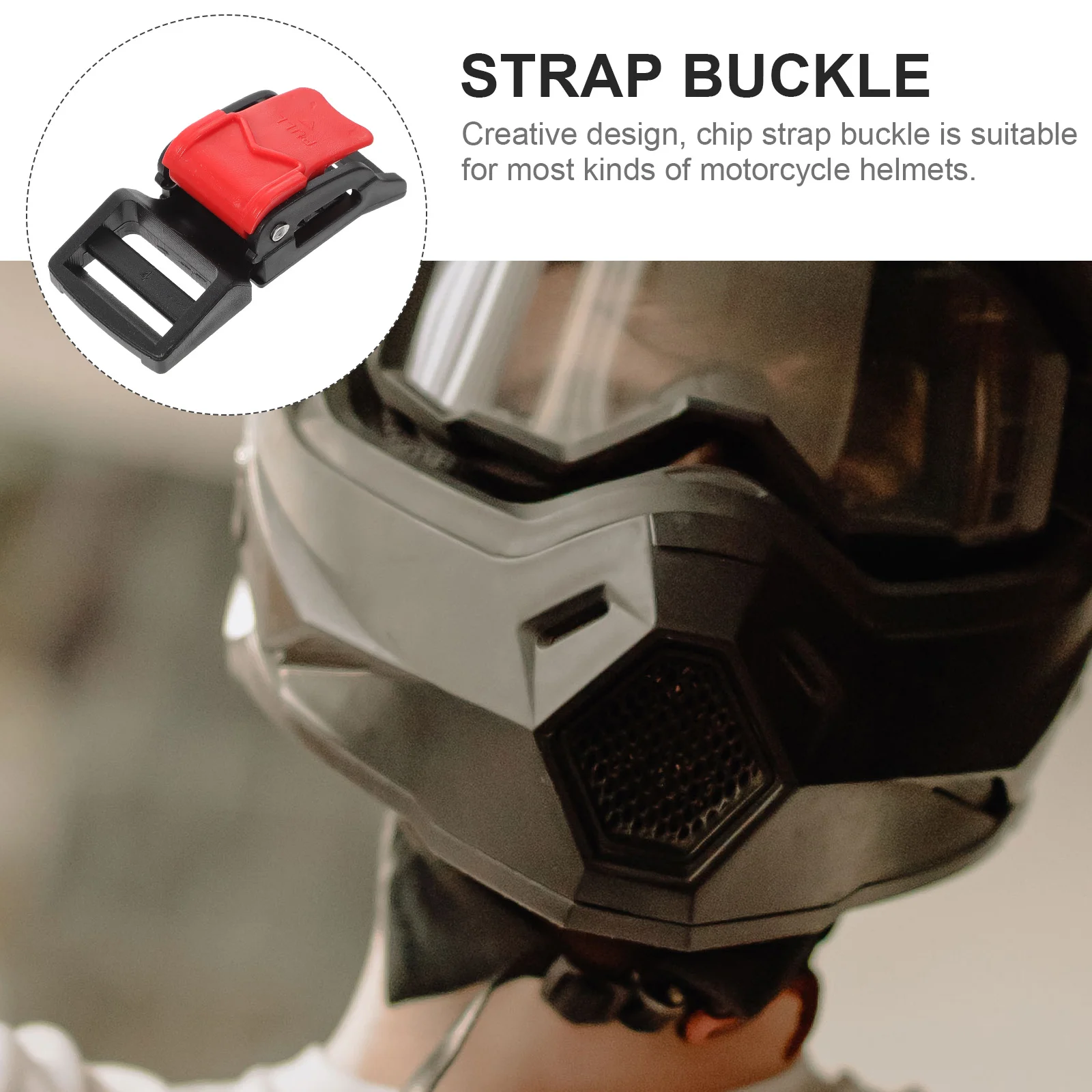 10 Pcs Motorcycle Helmets Buckle Clip Strap Repair Safety Beanie Chin Replacement Buckles Quick Release Kit