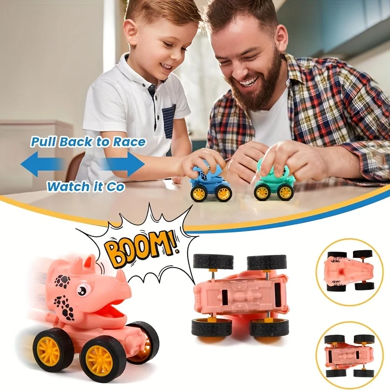 5/10/15/20 Stück Mini Zurückziehen Dinosaurier Autos Spielzeug Kinder Geburtstag Partybevorzugung Valentinstag Goodie Bag Stuffers Schule Klassenzimmer Preis – Detail 6