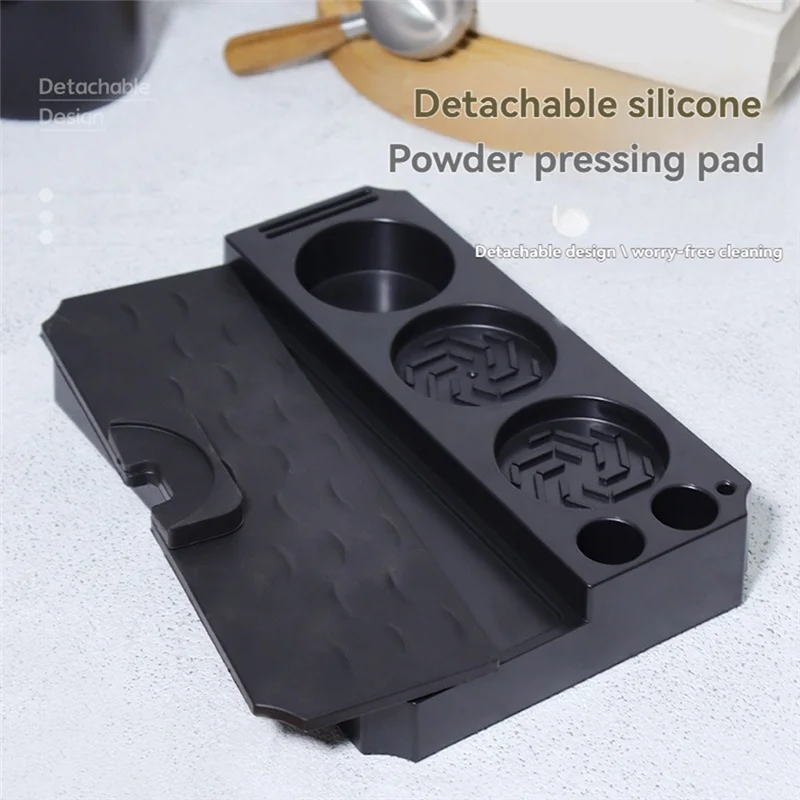 A24P Kaffee Tamper Station Griff 51/53/58Mm Multifunktionale Kaffee Tamper Ständer Werkzeug Halter Für Für Arbeitsplatte bar Shop