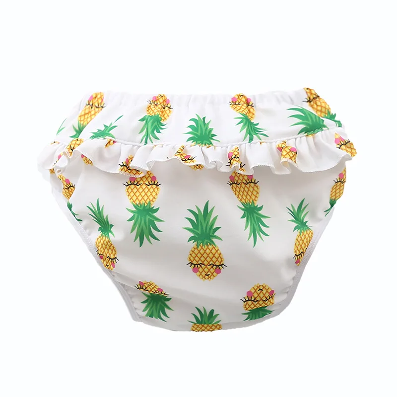 1 Piece Newborn Boy Girl Swinwear Cute Cartoon Animal Fruit Swim Trunks for Infant Baby Summer Washable Waterproof Swimwear