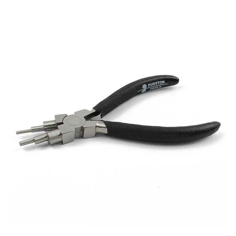 UK Durston Multi Mandrel Wire Forming Pliers 2-9mm Looping Sizes Stepped Jewelers Jumps Rings Bails Making Tool with Poly Handle