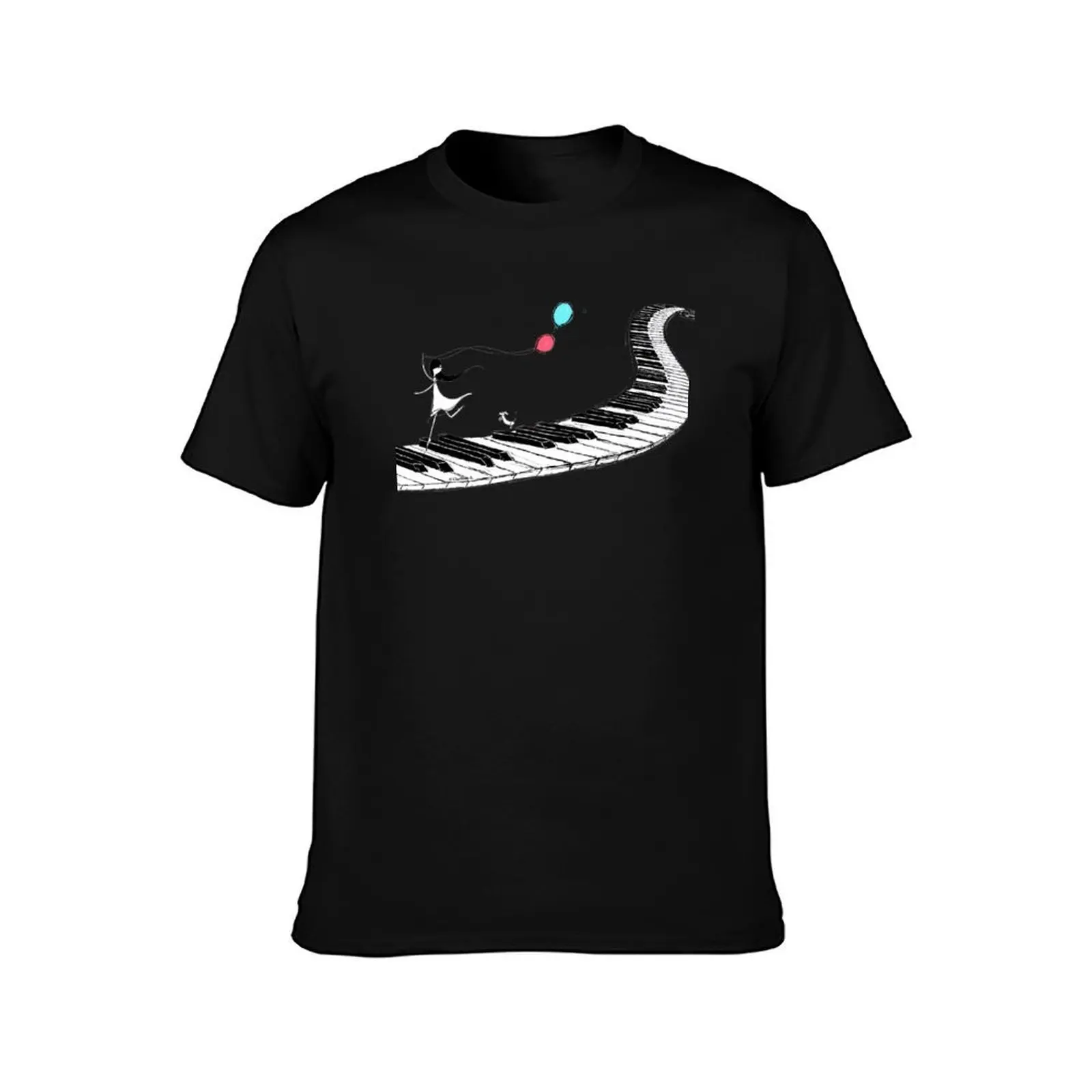 Music Delight T-Shirt, Summer Casual Cotton Tee, Oversized Streetwear Tops, Vintage Graphic Print, Loose Fit Short Sleeve