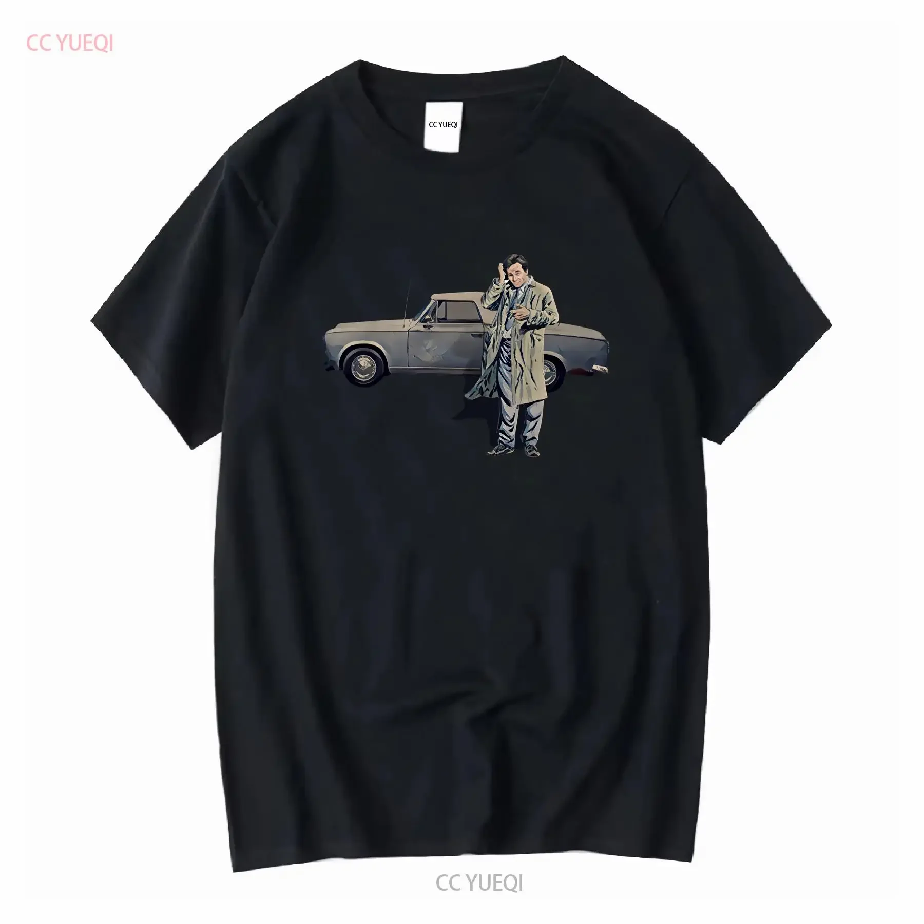 Columbo T Shirt Vintage cars for TV Series lovers Fans long or short sleeves vintage Washed Soft Versatile designer clothes