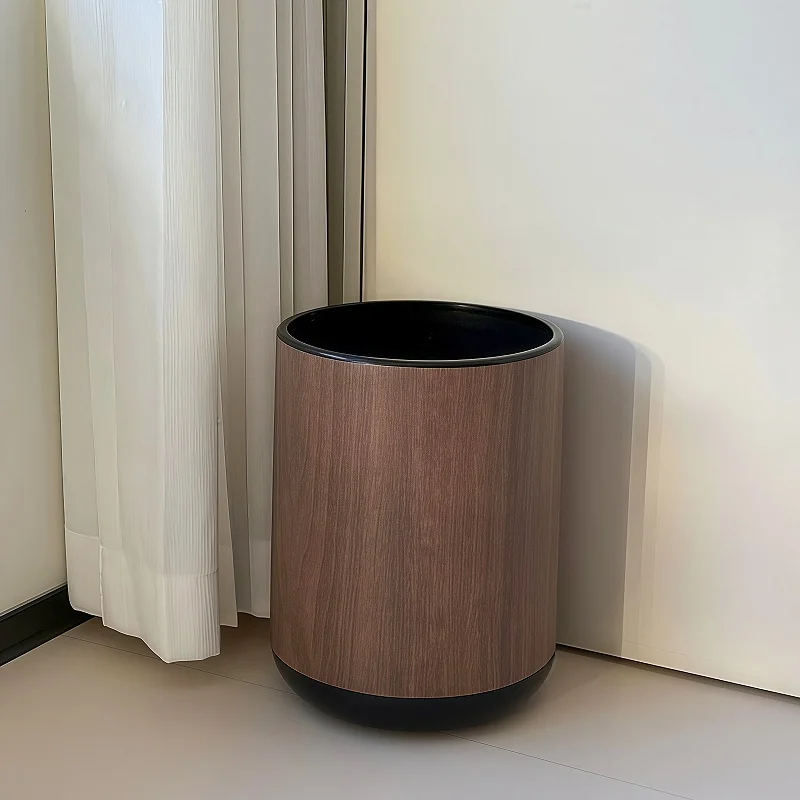 

Стильная мусорная корзина большой вместимости для дома, спальни, гостиной, роскошная матовая корзина для отходов/бумаг.