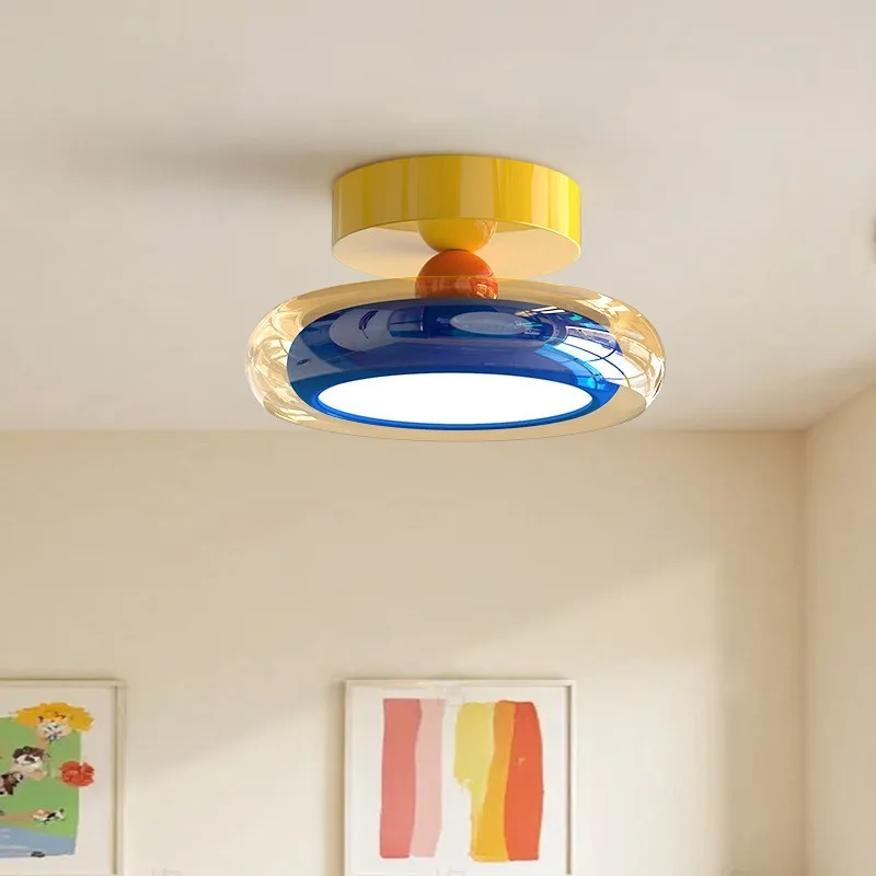 

Colorful Children's Room Ceiling Light Dopamine Color Bedroom Study Restaurant Light Entrance Corridor Balcony Aisle Light