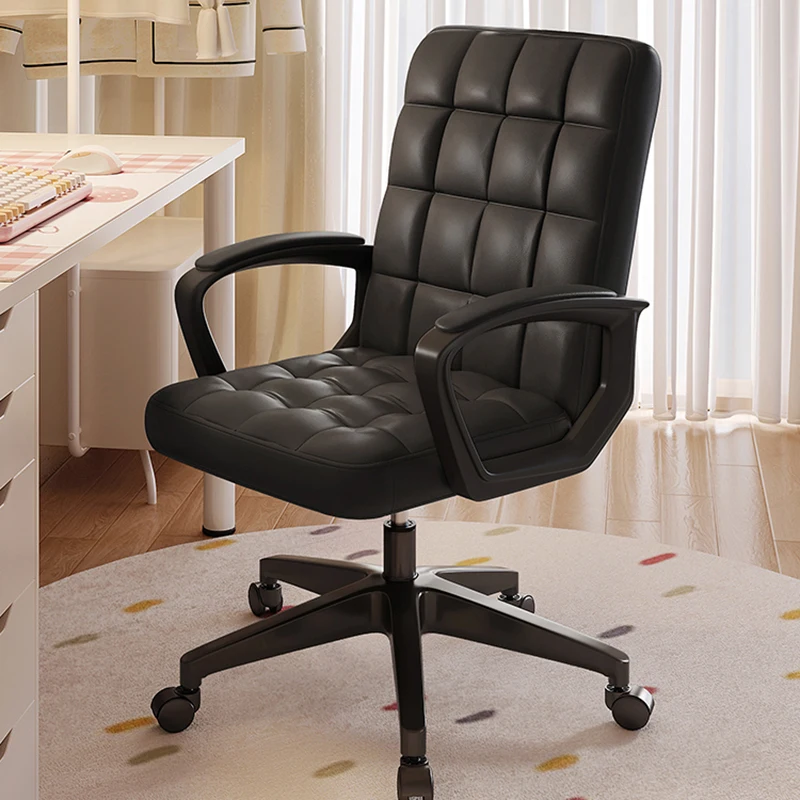 

Room Comfortable Fancy Office Chair Black Roller Mobile Comfy Office Chair Swivel Study Cadeiras De Escritorio Furniture