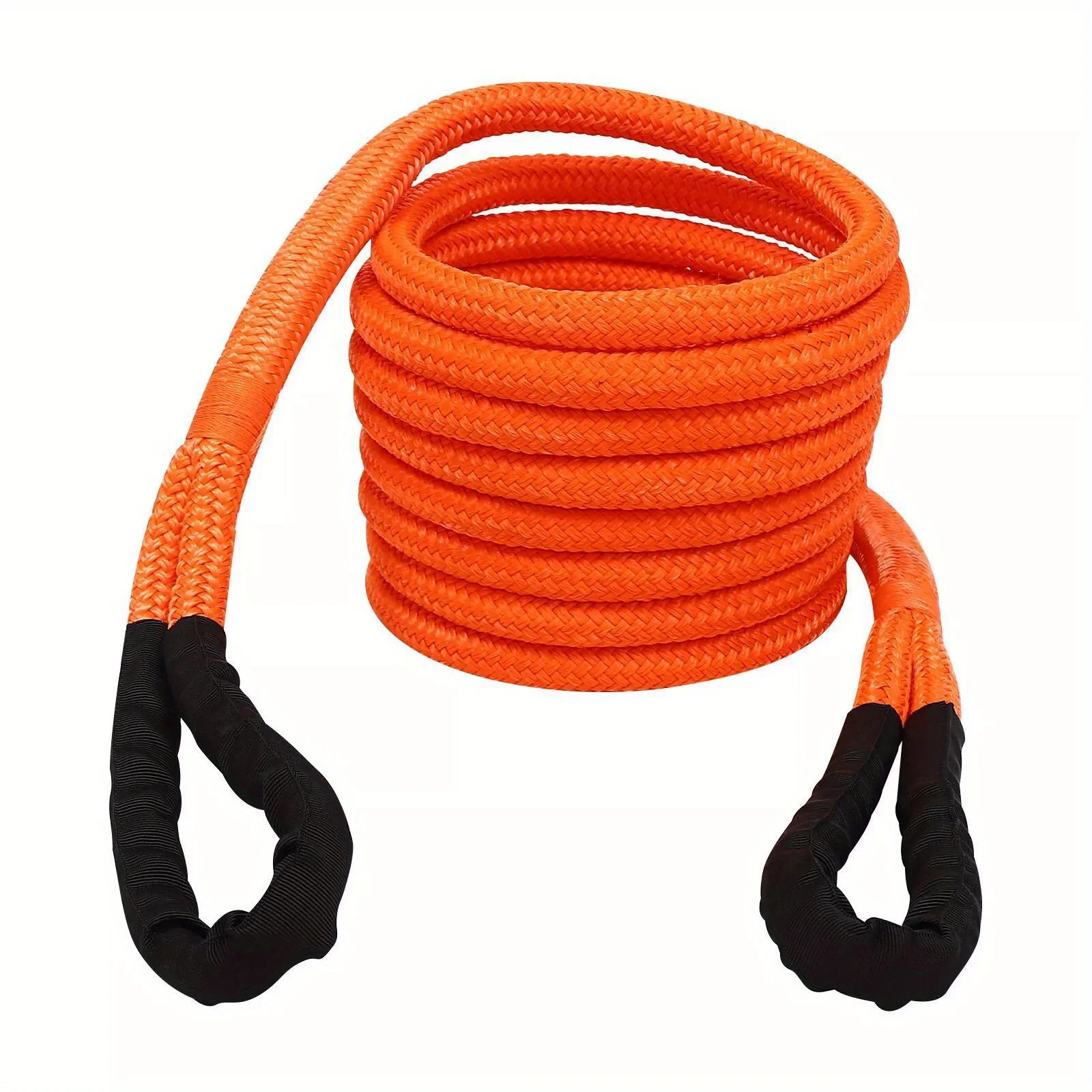 Tow Winch Mounting 20ft Towing Ropes with Soft Shackles Elasticity Recovery Rope Road Recovery Kit