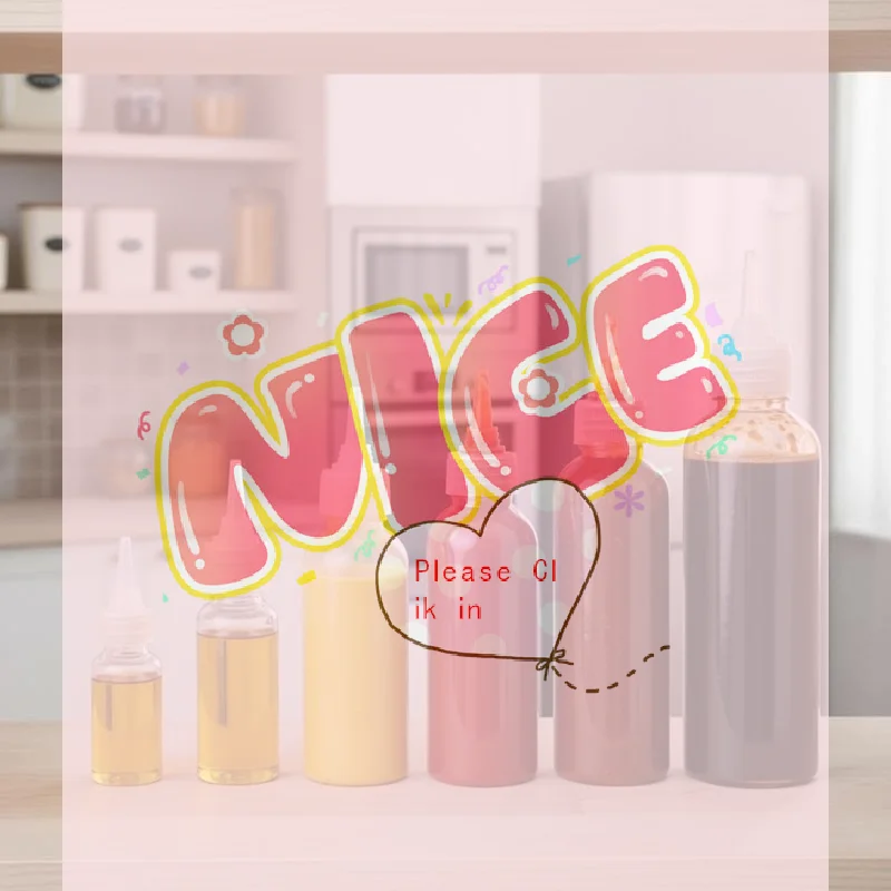 【BA】5Pcs Transparent Condiment Squeeze Bottles Jam Bottles Non-Drip Oil Liquid Dispenser BBQ Sauces Oil Container Cooking Gadget