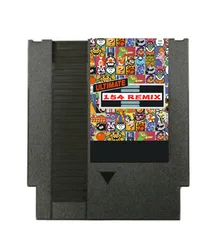 El último juego NES Remix 154 en 1 cartucho, E@rthbound FinalFantasy123 TheZeld12 Megaman 123456