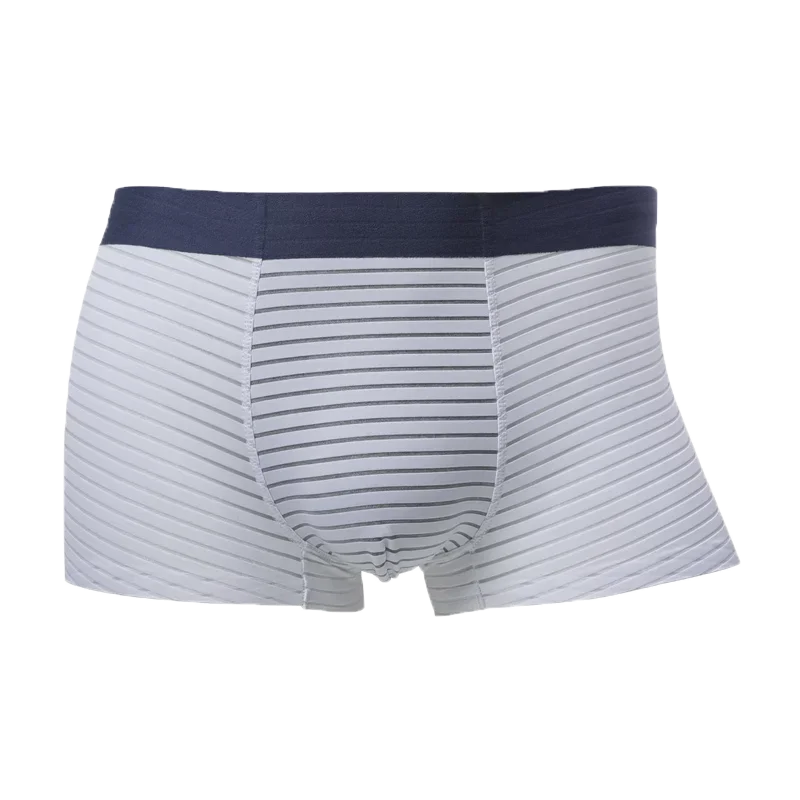 

Мужское нижнее белье из ледяного шелка, ультратонкие бесшовные дышащие трусы-боксеры, летние трусы.