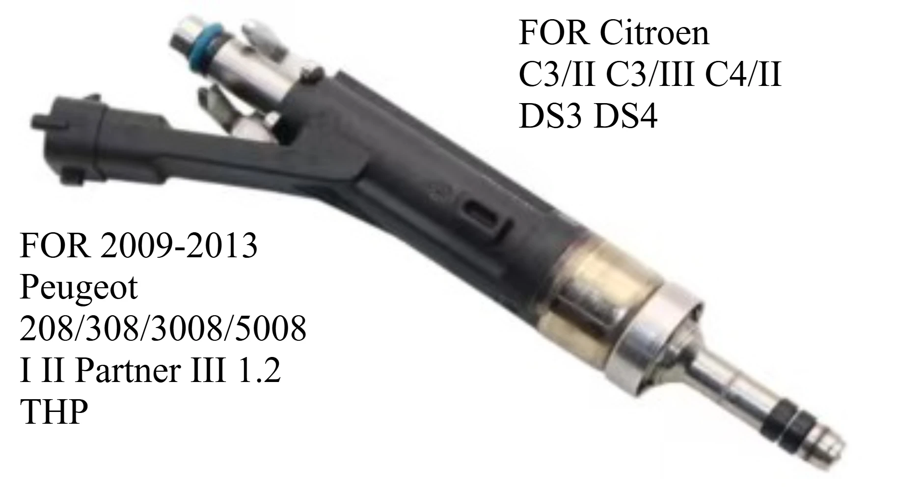 

NEW 9810335380 Fuel Injector Nozzle For 2008-2017 Citroen C3 C4 DS3 DS4 DS For Essence Peugeot 2008 3008 5008 1.2 THP