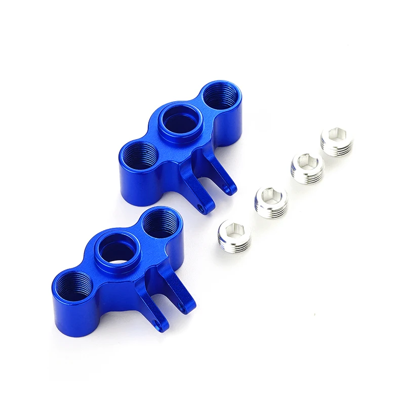 

Aluminum Alloy 1/16 Steering Hub Carrier 2pieces Durable Steering Block Knuckles For SLASH RC Car Part Dark Blue