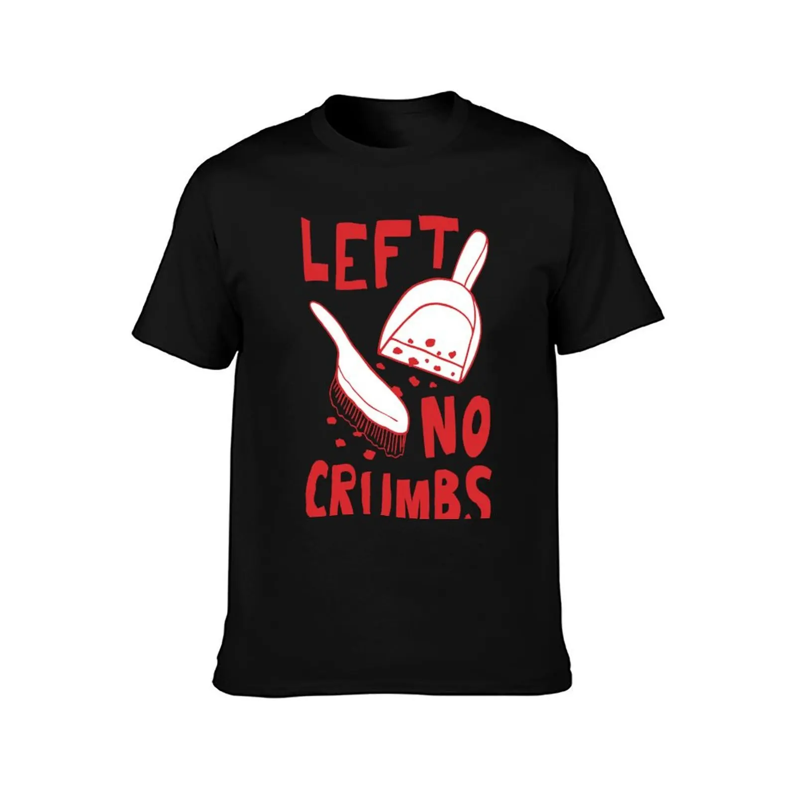 Ate And Left No Crumbs Red Pink Doodle T-Shirt Outdoor Working T-Shirt