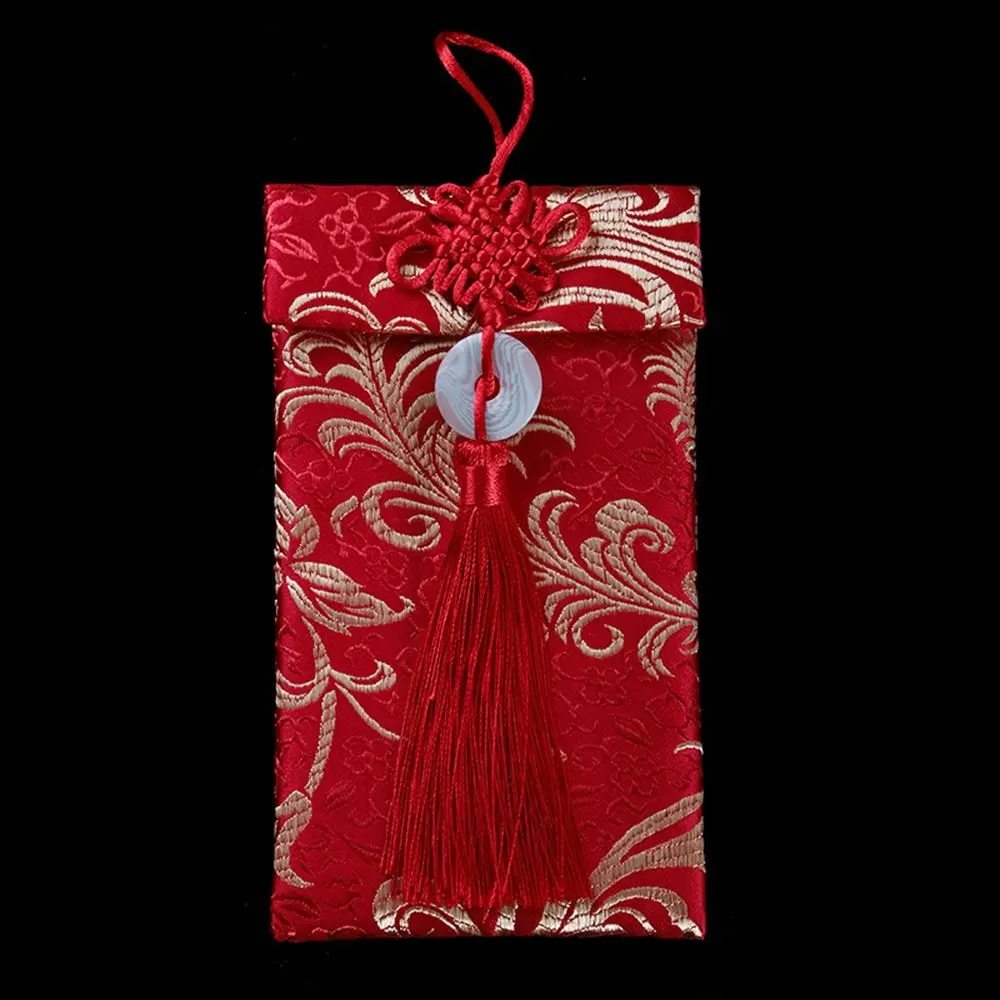 

1pcs Embroidery Spring Festival Party Gift Chinese Wedding Wedding Birthday Red Envelope Red Packets HongBao Money Bags