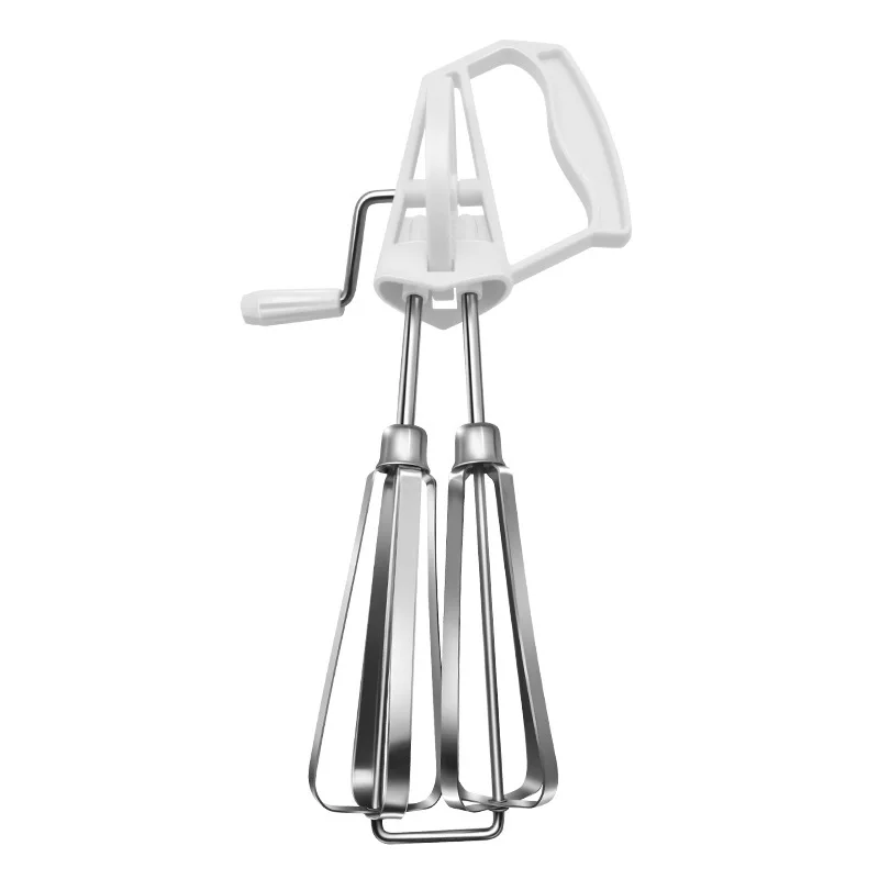 Stainless Steel Rotary Hand Whip Whisk Mixer Egg Beater Dual Purpose Plastic Mixer Kitchen Cooking Tool whisk  egg mold  baking