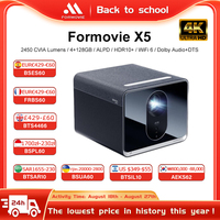 Formovie X5 4K Laser 4500 ANSI Lumens ALDP Android Smart 4+ 128Gb Big Memory Home Theater Tv Best Projector