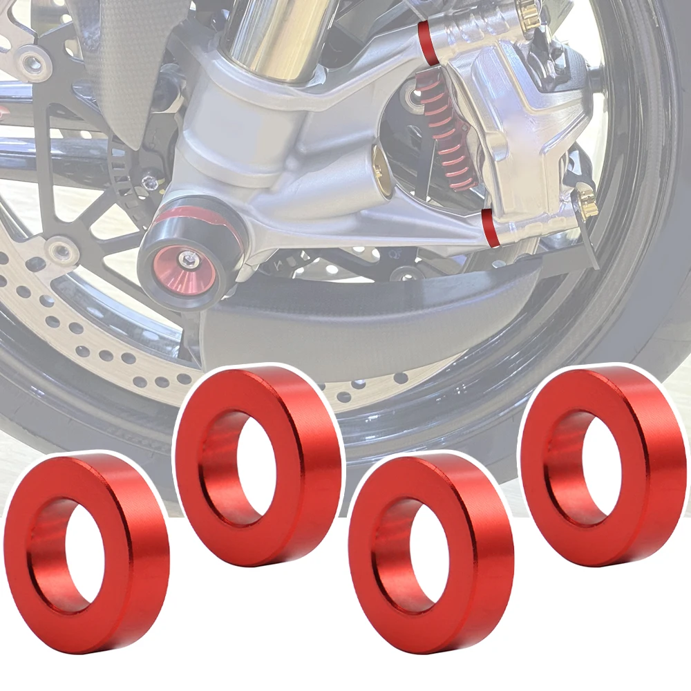 

Motorcycle Front Brake Caliper Spacers Kit for Ducati Streetfighter 1098 S 1098 2009-2012 2013 2014 Streetfighter V4 S 2020 2021