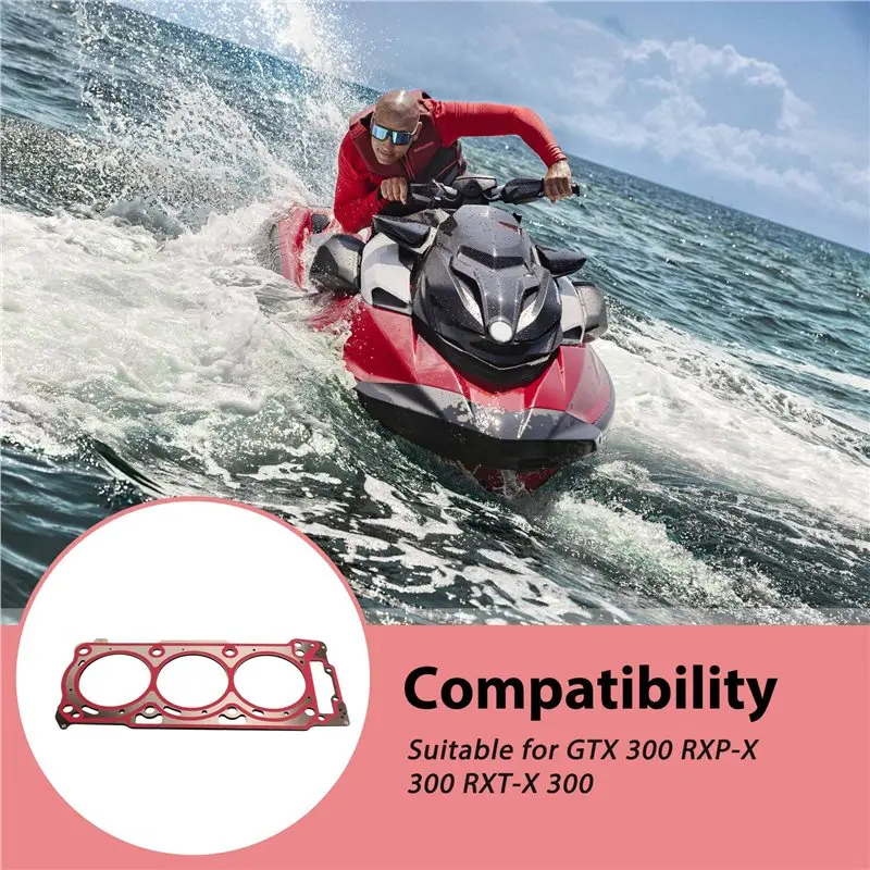 Motorboat Cylinder Gasket For BRP Sea-Doo GTX 300 RXP-X 300 RXT-X 300 Cylinder Head- Part Number 420950772