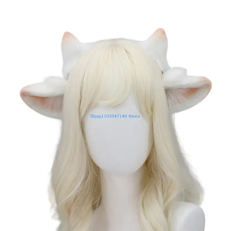 

P88B Anime Headband Bendable Animal Ear Hairband Roleplay Costume Accessories