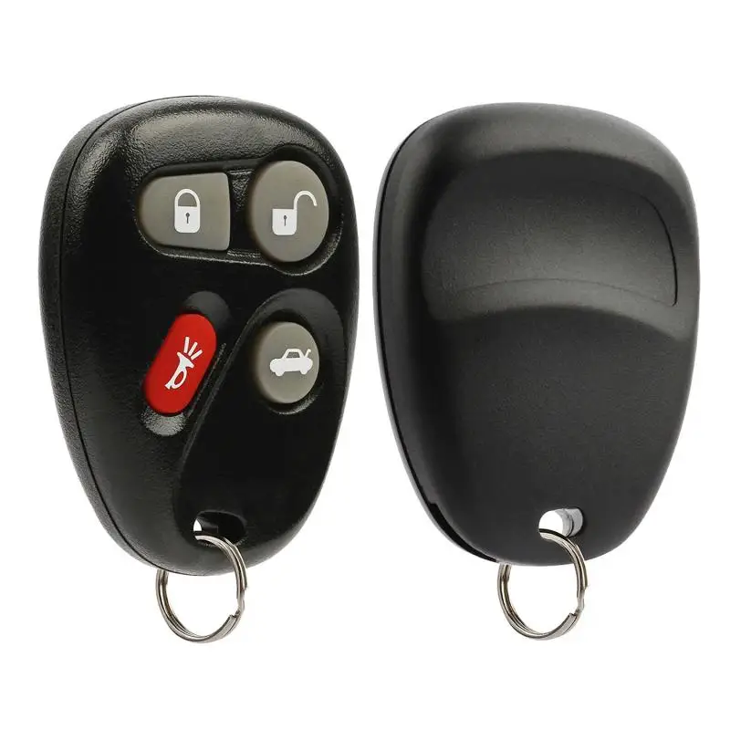 Jingyuqin Remote Car Key Shell Case For Suburban TrailBlazer Sierra Yukon H3 Isuzu Fob