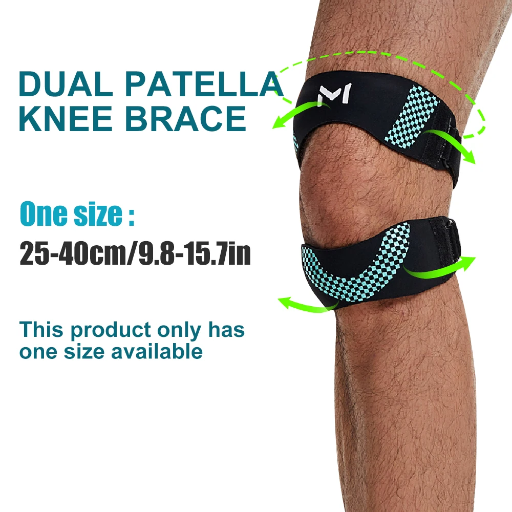 1PCS Open Patella Tendon Knee Support Strap, Adjustable Knee Brace for Women Men, Suitable for Running, Jogging, Basketball