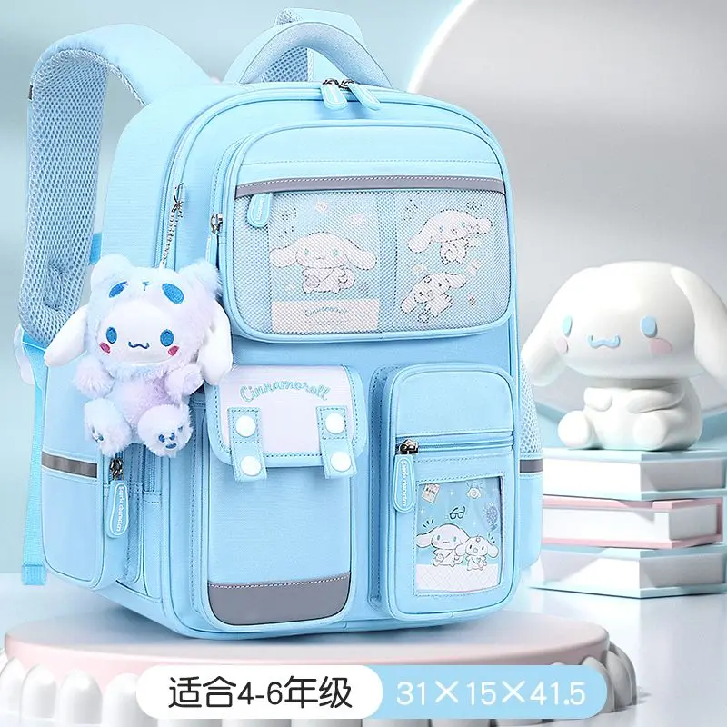 Sac à Dos d'École pour Fille Sanurgente, Protection de la Colonne Vertébrale, Hello Kitty