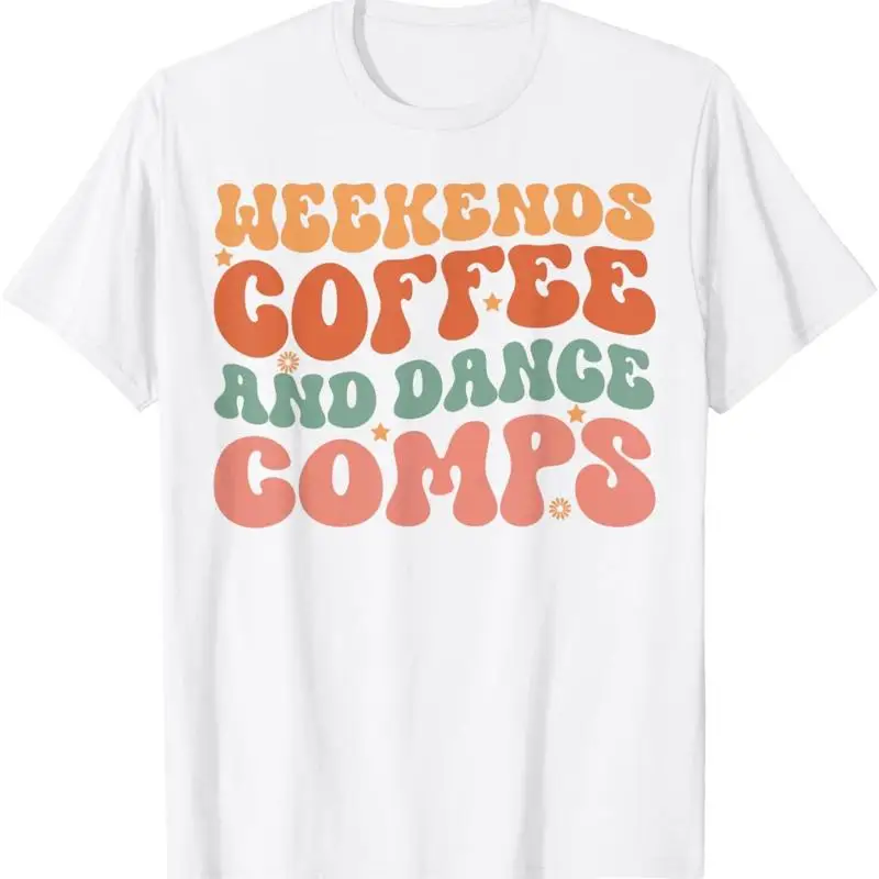 

Женская крутая футболка Weekends Coffee And Dance Comps Cheer