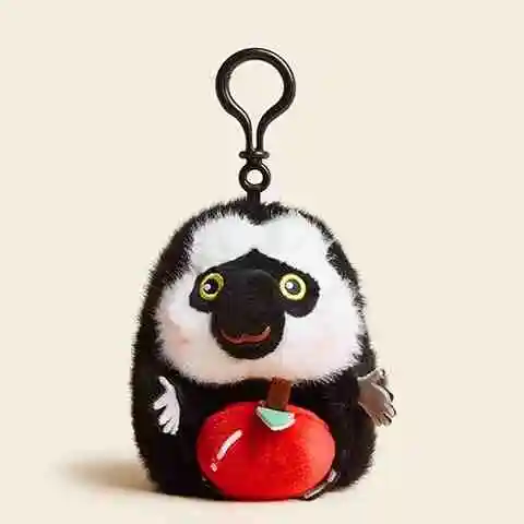 Ugly Funny Keychain, Black Cute Coin Purse Charm, Hair Doll Headphone Bag Car Key Bag Charm Christmas Gift